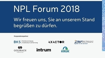 NPL FORUM  - am 06. Juni 2018 in Frankfurt/M. - KRUK nimmt als Kooperationpartner teil!